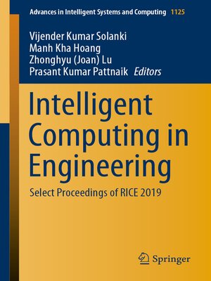 cover image of Intelligent Computing in Engineering